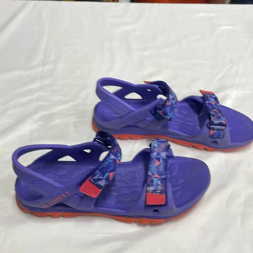 Merrell Hydro Drift Purple Girl Big Kids Water Sandal‎ Size 5M